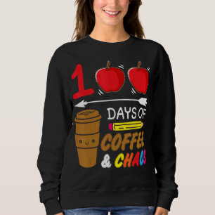 Camiseta 100 Dias De Professora Do Café E Do Caos