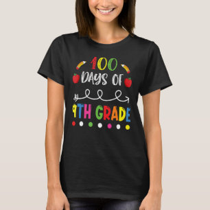 Camiseta 100 dias de Professora do Nono Grau 100 Dia da Esc