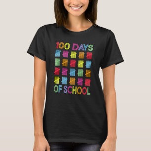 Camiseta 100 Dias De Professora Estudante Escolar 100 Dias 