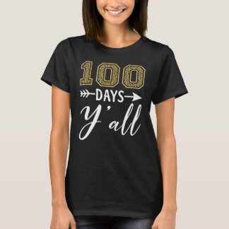 Camiseta 100 Dias De Professora Ou Estudante 100.º Dia De S