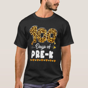 Camiseta 100 Dias De Professora Pré-Professora 100.º Dia De