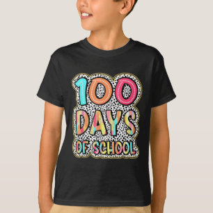 Camiseta 100 Dias De Professores Crianças 100 Dia De