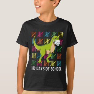Camiseta 100 dias de Professores do Diossauro das Escolas