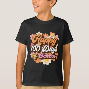 Camiseta 100 Dias De Professores Escolares Crianças Comemor
