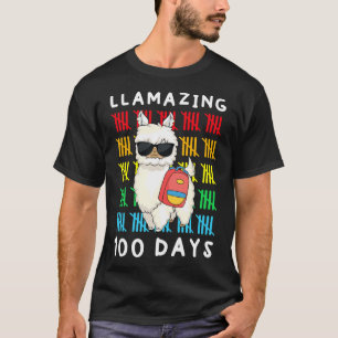 Camiseta 100 Dias De Professores Llama 10