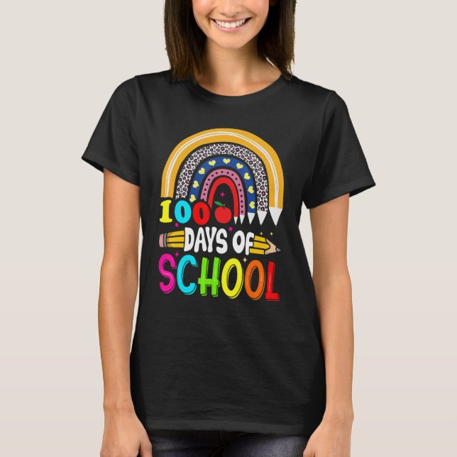 Camiseta 100 dias de professores universitários - 100 dias  (Frente)