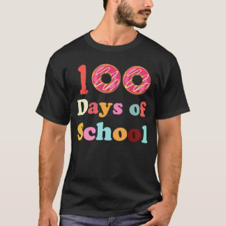 Camiseta 100 dias de professores universitários Crianças fa