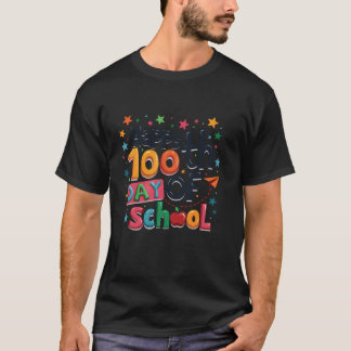 Camiseta 100 dias de professores universitários Crianças Me