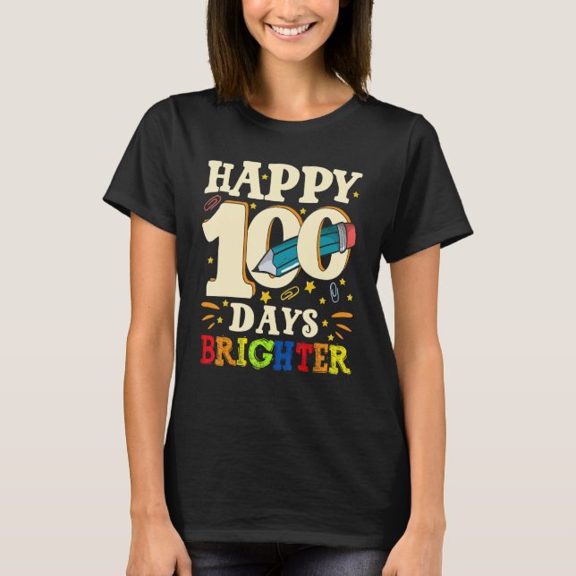 Camiseta 100 dias de professores universitários Crianças Me (Frente)