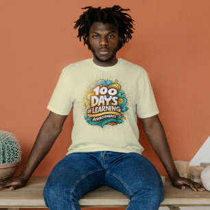 Camiseta 100 dias de realizações de aprendizado marcos impo