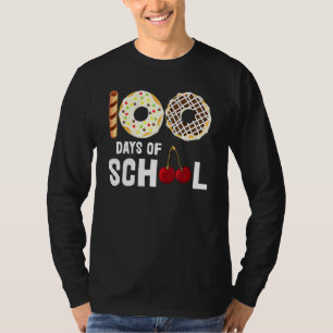 Camiseta 100 Dias De Rua De Professores Do Dessert De Cerej