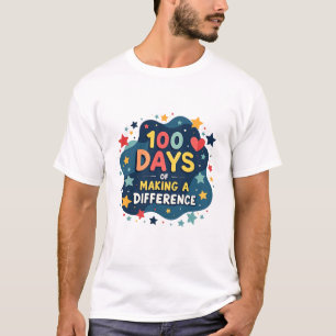 Camiseta 100 Dias De Sensibilização Para O Autismo Escolar