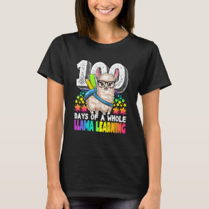 Camiseta 100 Dias De Todo Lama Aprendendo 100 Dias De Sch