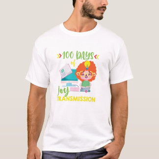 Camiseta 100 Dias De Transmissão De Alegria 100 Dias De Esc