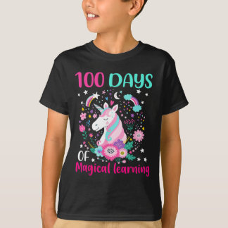 Camiseta 100 dias de unicórnio de trepagem mágica
