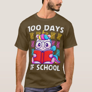 Camiseta 100 Dias de Unicórnio Escolar - 100º dia da escola