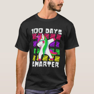 Camiseta 100 Dias De Unicórnio Escolar 100 Dias Mais Intel