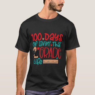 Camiseta 100 dias de vida é o segundo de vida 100 dias