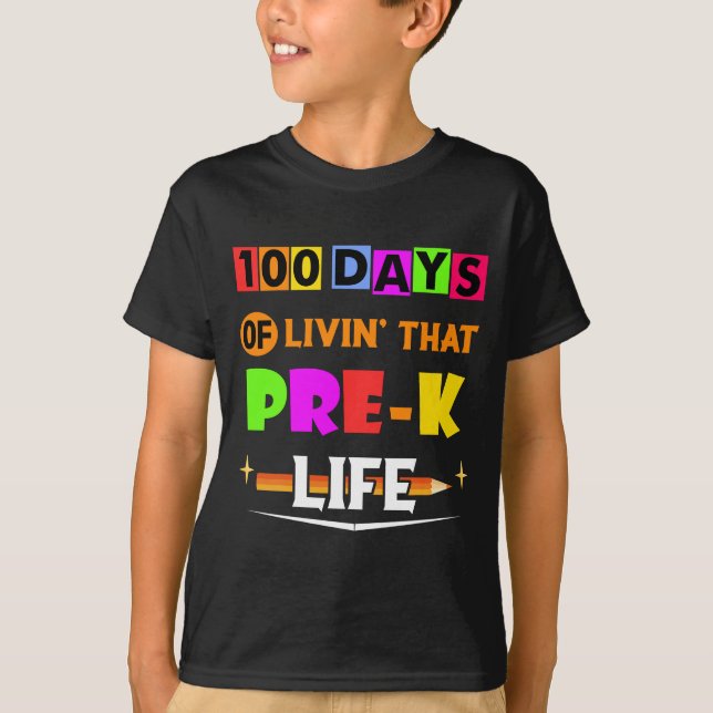 Camiseta 100 Dias De Vida Nessa Pré-Vida (Frente)