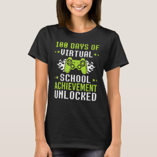 Camiseta 100 Dias De Videos games De Jogos De Diversão Da E
