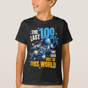 Camiseta 100 Dias Deste Mundo 100º Dia Da Escola