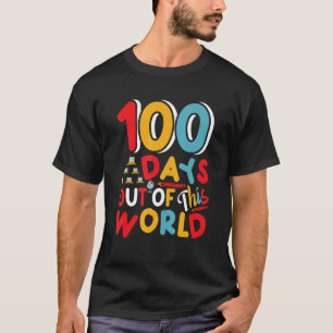 Camiseta 100 Dias Deste Professor De Estudantes Do Mundo