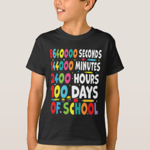 Camiseta 100 Dias Divertidos De Ensino Para Professores De