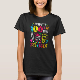 Camiseta 100 dias do 3º ano do professor primário