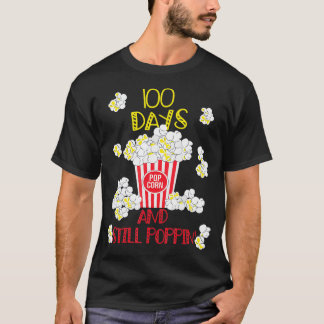 Camiseta 100 Dias E Ainda Atacando Pipoca Engraçada 100 Dia