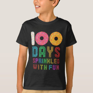 Camiseta 100 Dias Empurrados Com 100 Dias De Escola Diverti