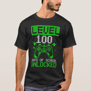 Camiseta 100 Dias Escolares Desbloqueados Professores Color