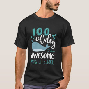 Camiseta 100 Dias Incríveis de Whaley Baleia Legal 100º Dia