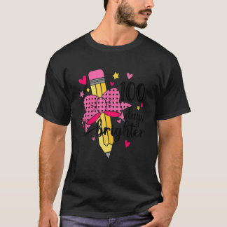 Camiseta 100 Dias Lápis Mais Brilhante Professor Aluno 100 