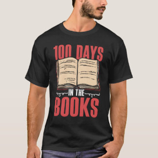 Camiseta 100 Dias Livros Estudante 100 Dias De Escola famíl