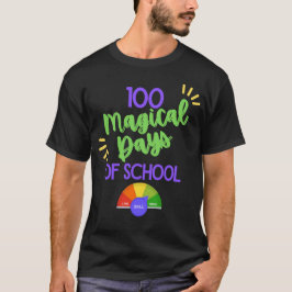 Camiseta 100 Dias Mágicos Da Escola 100 Dias De Escola