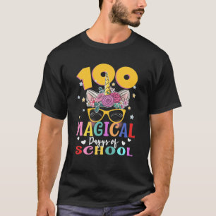Camiseta 100 Dias Mágicos De Ensino Ensino Ensino De Facul