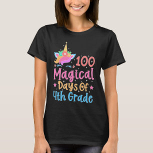 Camiseta 100 Dias Mágicos de Ensino Superior do 4º Ciclo