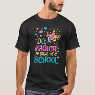 Camiseta 100 Dias Mágicos de Escola Unicórnio Meninas do 10