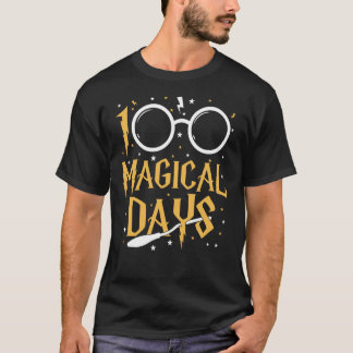 Camiseta 100 Dias Mágicos De Professores Estudantes Criança
