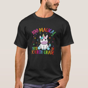 Camiseta 100 Dias Mágicos De Raparigas De Máscara Unicór