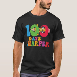 Camiseta 100 Dias Mais Afiado Professor Aluno Feliz 100º Di