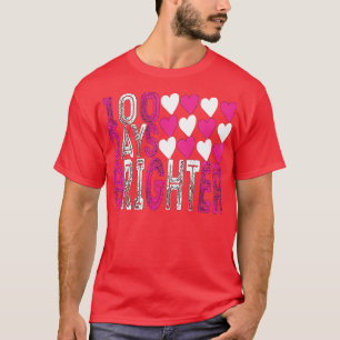 Camiseta 100 Dias Mais Brilhante Arco-Íris 100 Dia De Teac