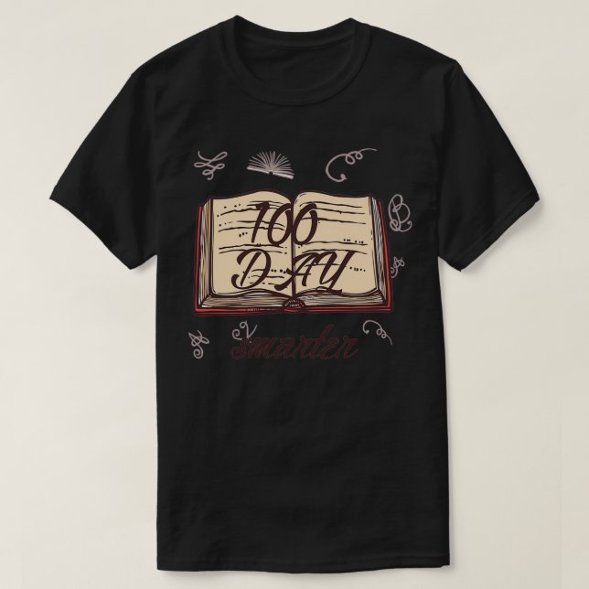 CAMISETA 100 DIAS MAIS INTELIGENTE 58 (Frente do Design)