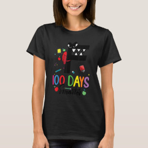 Camiseta 100 Dias Mais Inteligente, Alfabeto Lore, Figurino