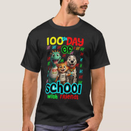 Camiseta 100 Dias Mais Inteligente com Meus Melhor