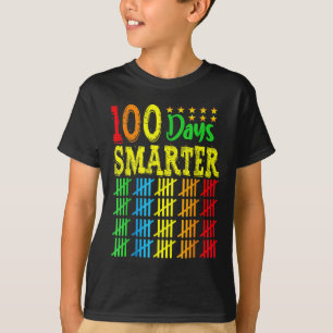 Camiseta 100 Dias Mais Inteligente Contando Marcas De Conta