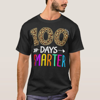 Camiseta 100 dias Mais Inteligente Criança do Jardim de Inf
