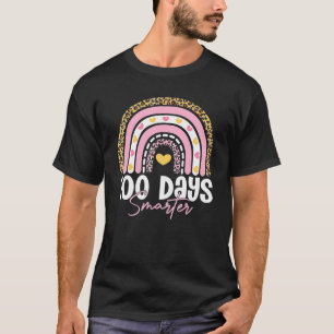 Camiseta 100 Dias Mais Inteligente Feliz 100º Dia De Escola