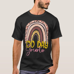 Camiseta 100 Dias Mais Inteligente Professor, Feliz 100º Di