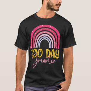 Camiseta 100 Dias Mais Inteligente Professor Rainbow 2022, 